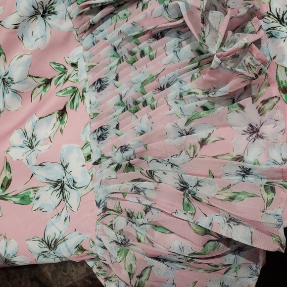 Nwt Amur Grady combo pleated dress size 4 - Picture 15 of 17